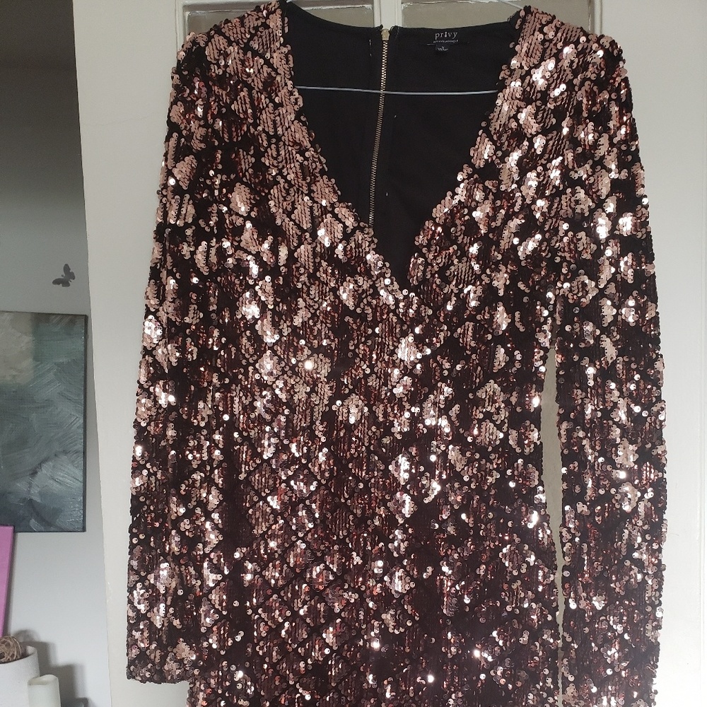 Mini Sequin Cocktail Dress